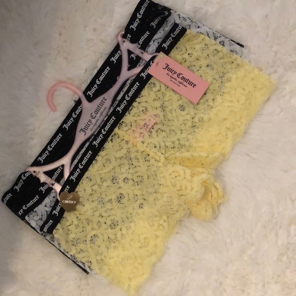 COPY - COPY - Juicy couture cheeky 3 pack lace panties